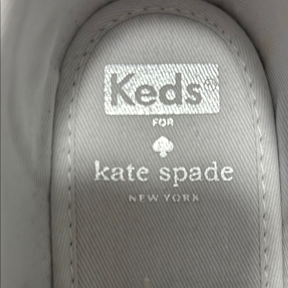 Kate Spade Women's Glitter Sneakers - Silver White - Picture 6 of 7